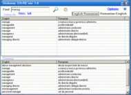 English-Romanian-English Dictionary screenshot